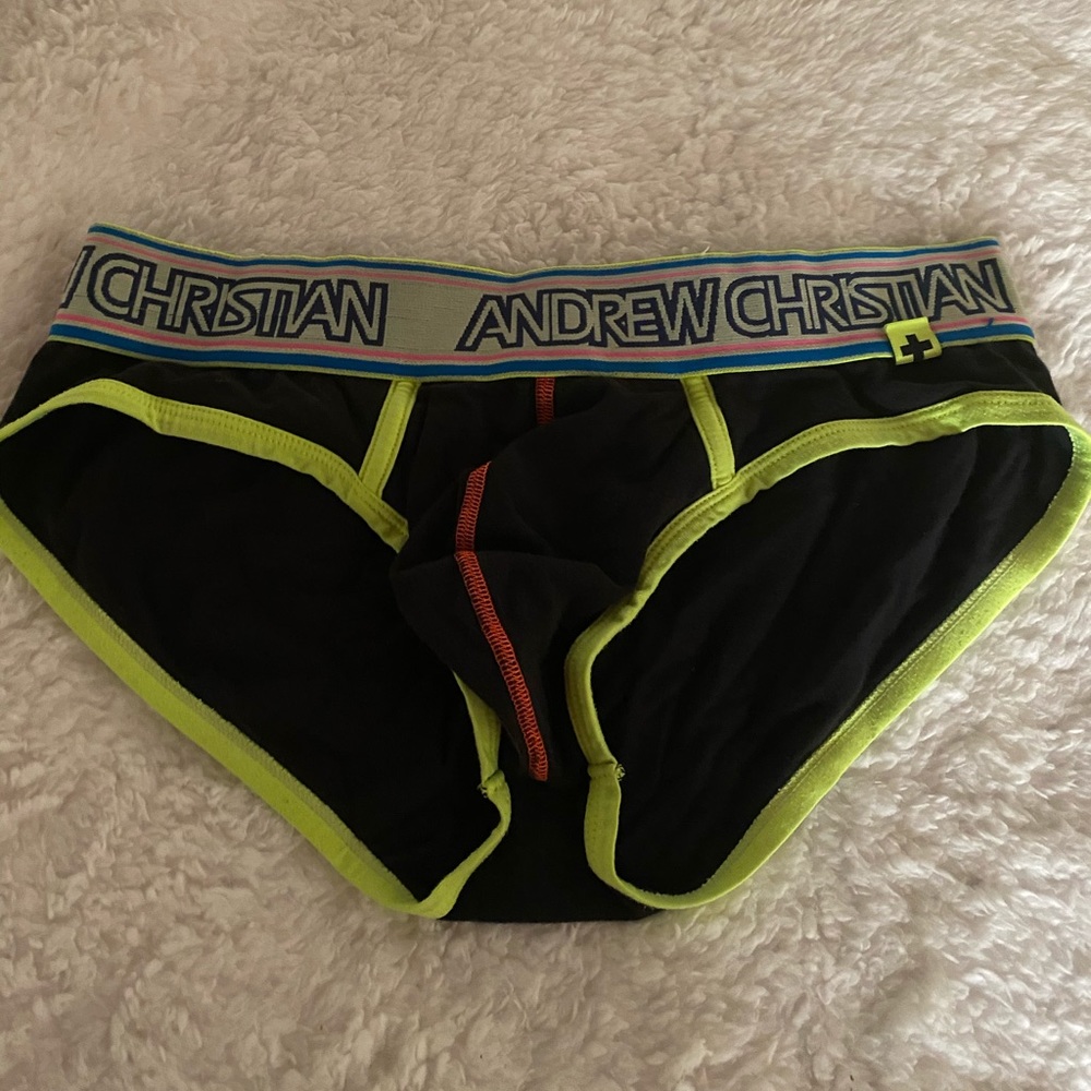 Andrew Christian Black Brief
